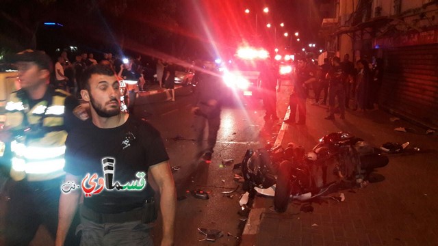 حادث طرق مروع في يافا ومصرع الشاب محمود مسلم 26 واصابة شباين بإصابات متوسطة